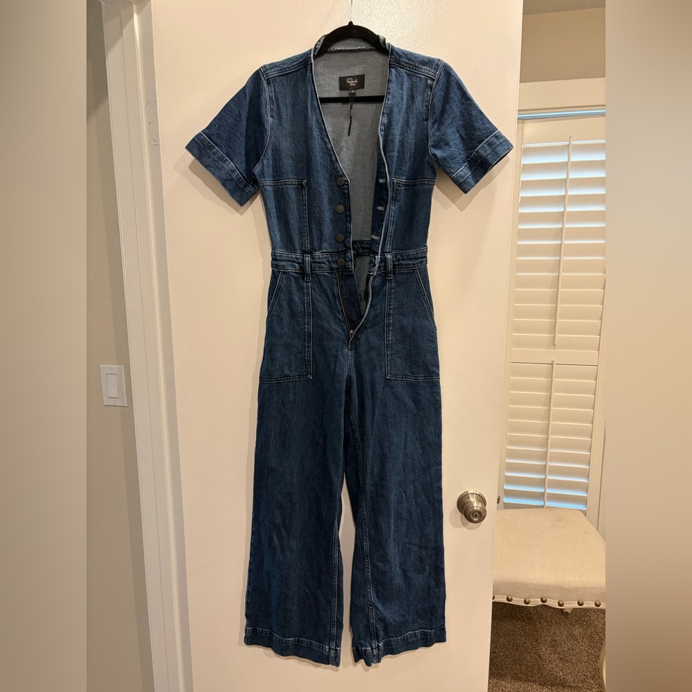 Rails Dark Blue Denim Jumpsuit